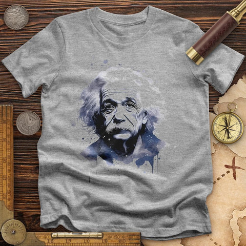 Inspiring Einstein T-Shirt Sport Grey / S