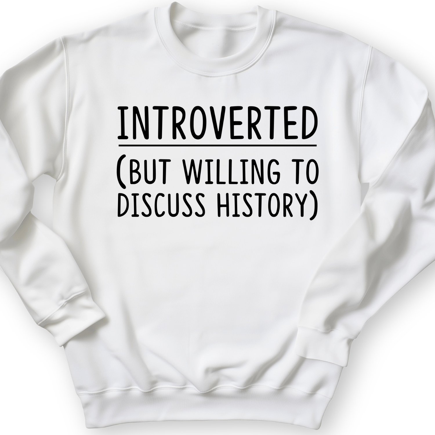 Introverted Crewneck White / S