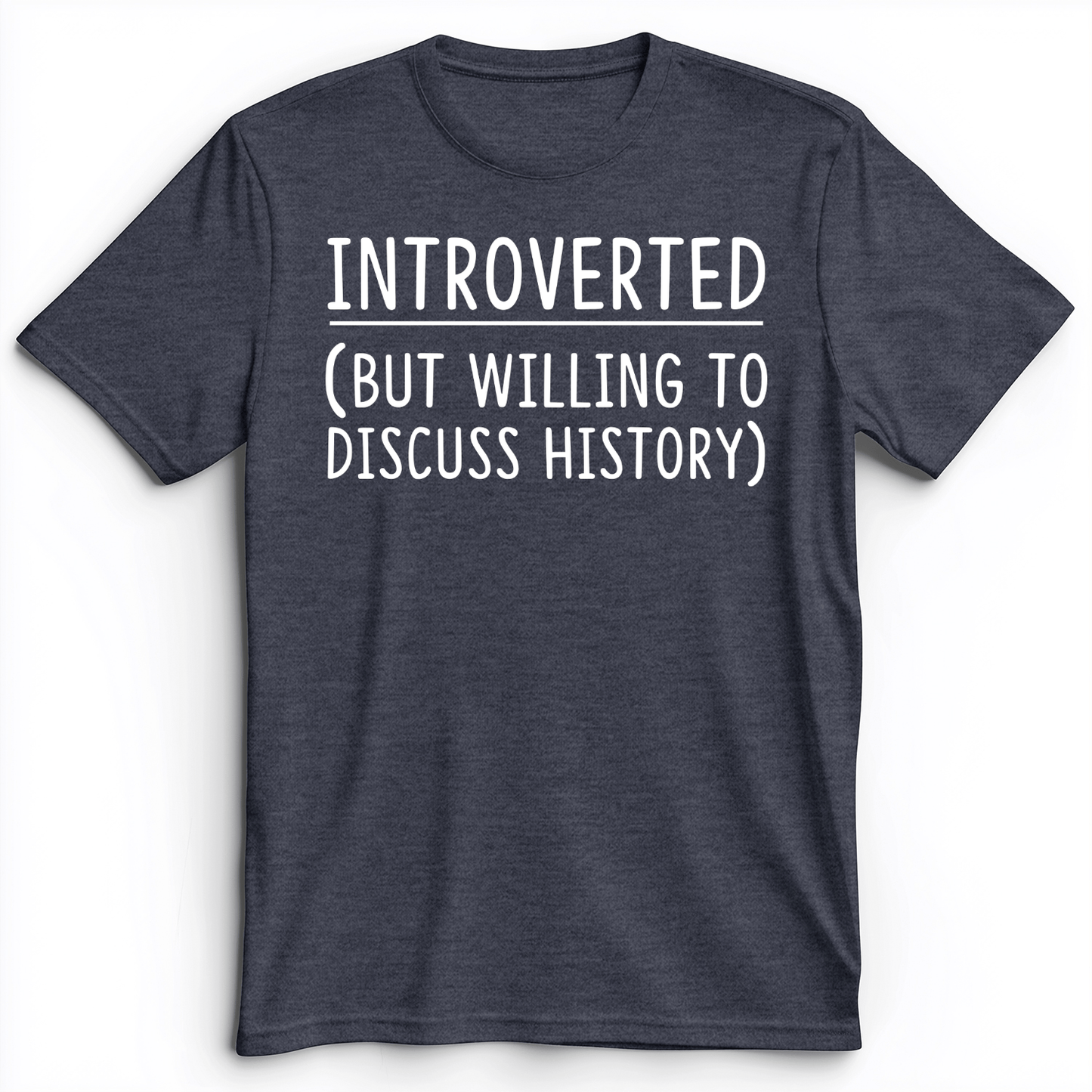 Introverted Premium Tee Heather Navy / S