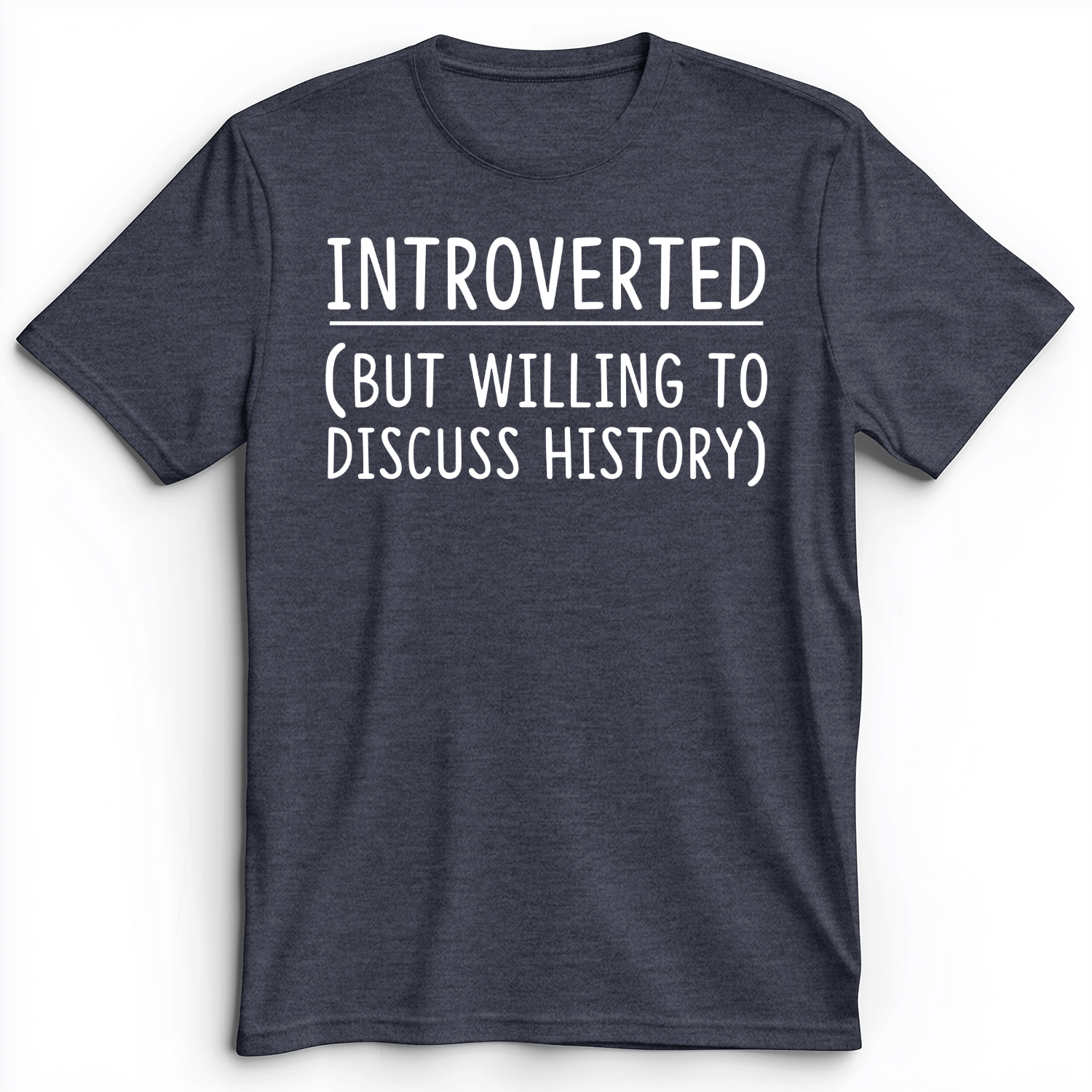 Introverted Premium Tee Heather Navy / S