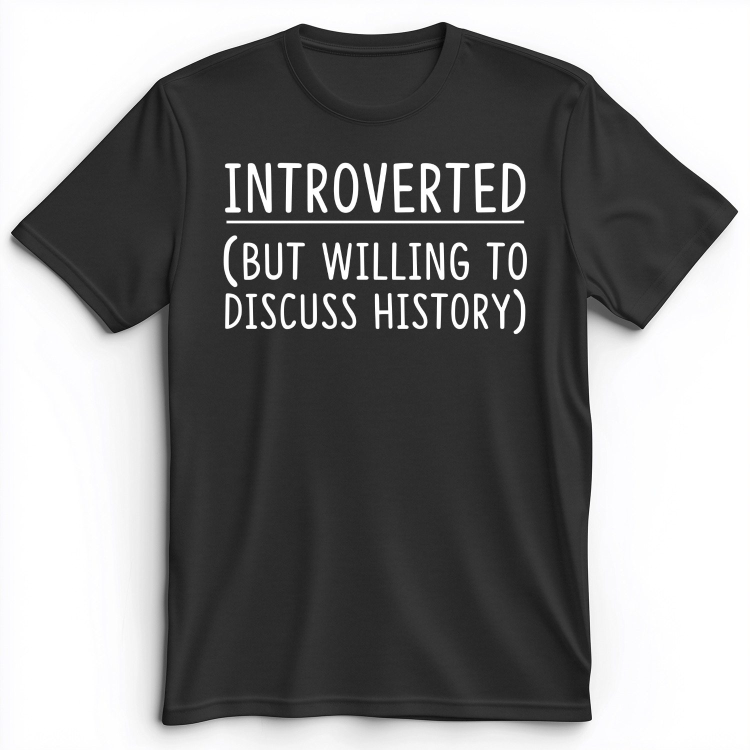 Introverted Premium Tee Dark Grey Heather / S