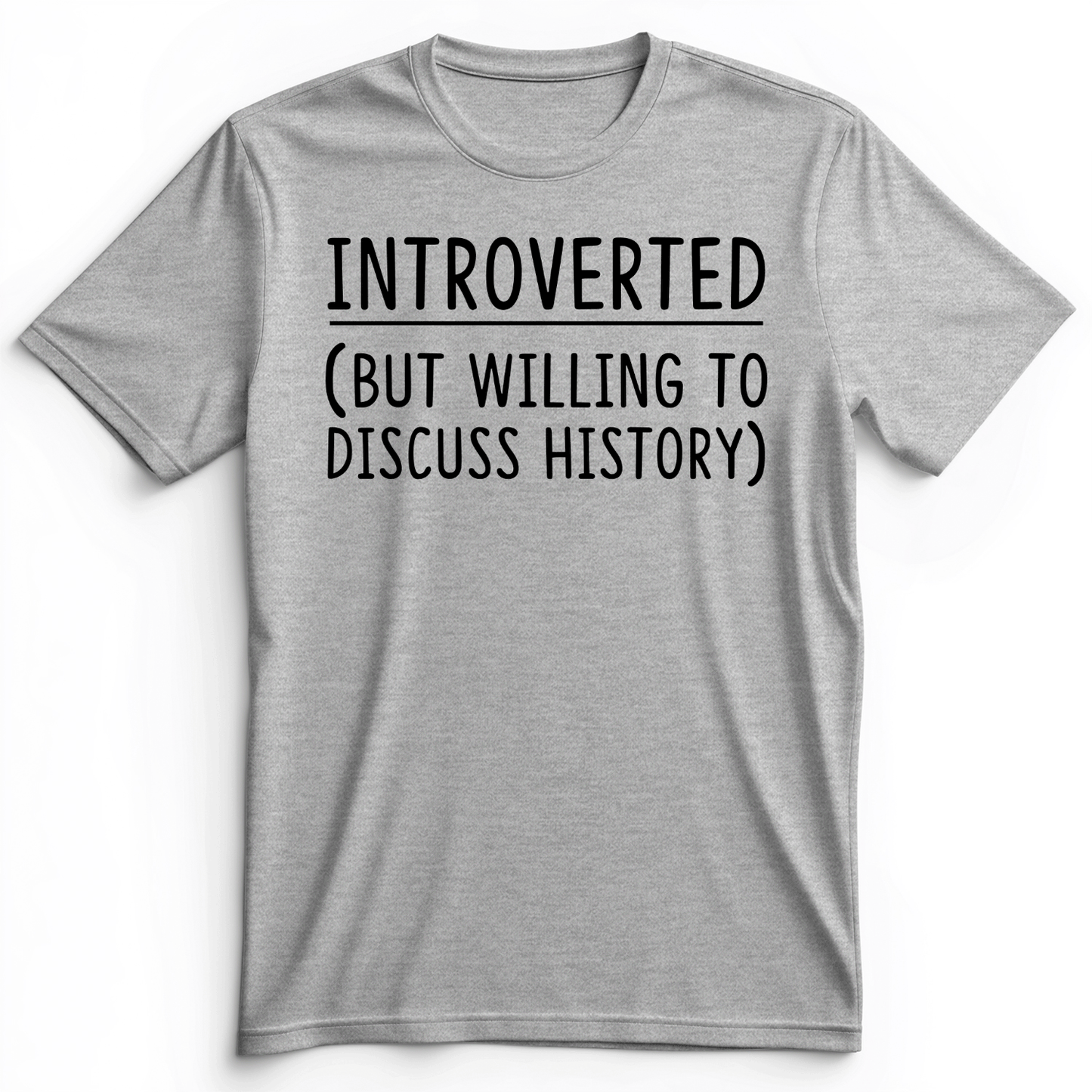 Introverted Premium Tee Athletic Heather / S