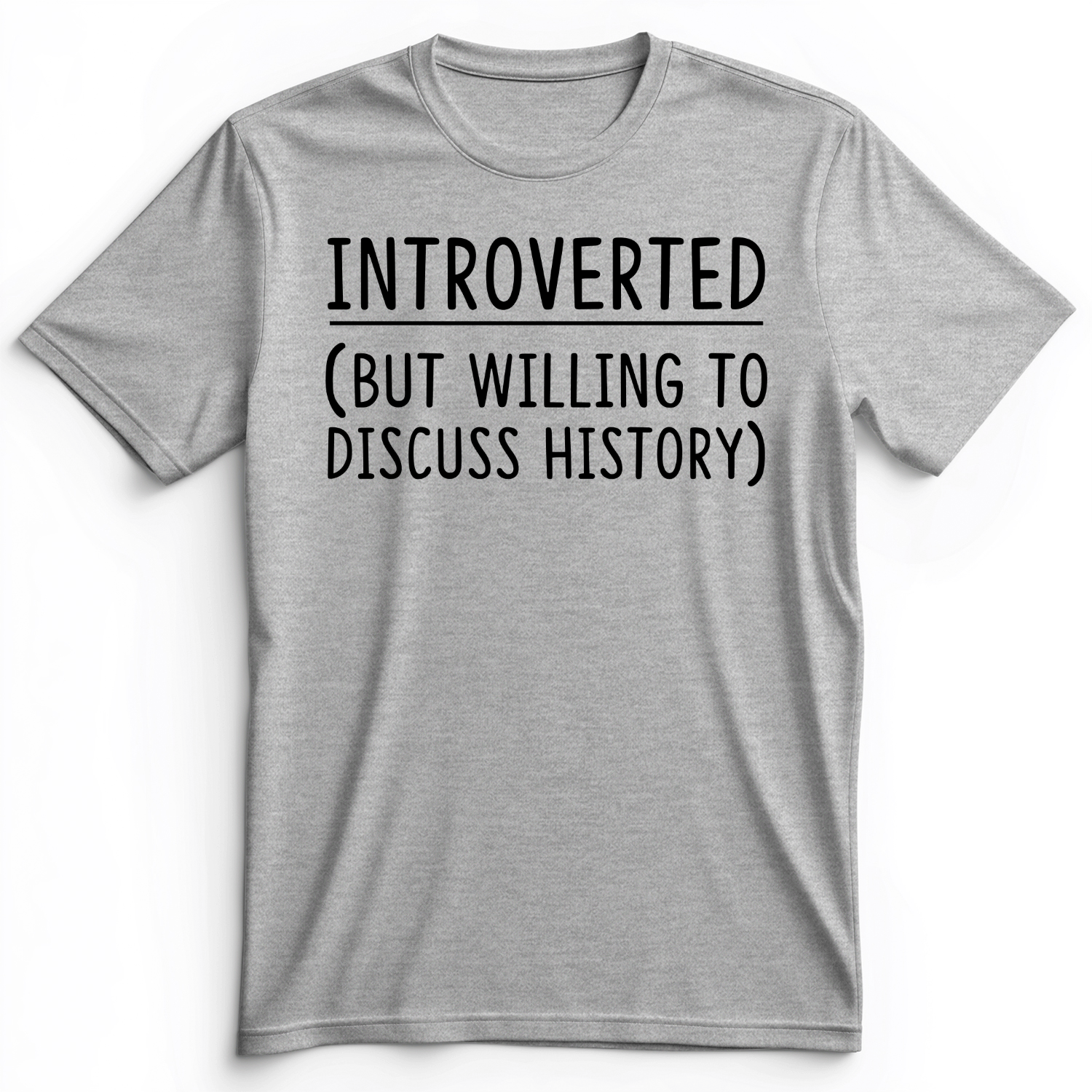 Introverted Premium Tee Athletic Heather / S