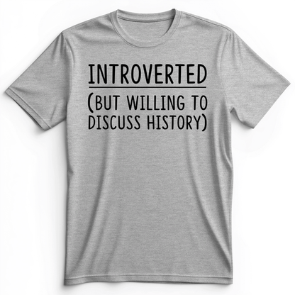 Introverted Premium Tee Athletic Heather / S