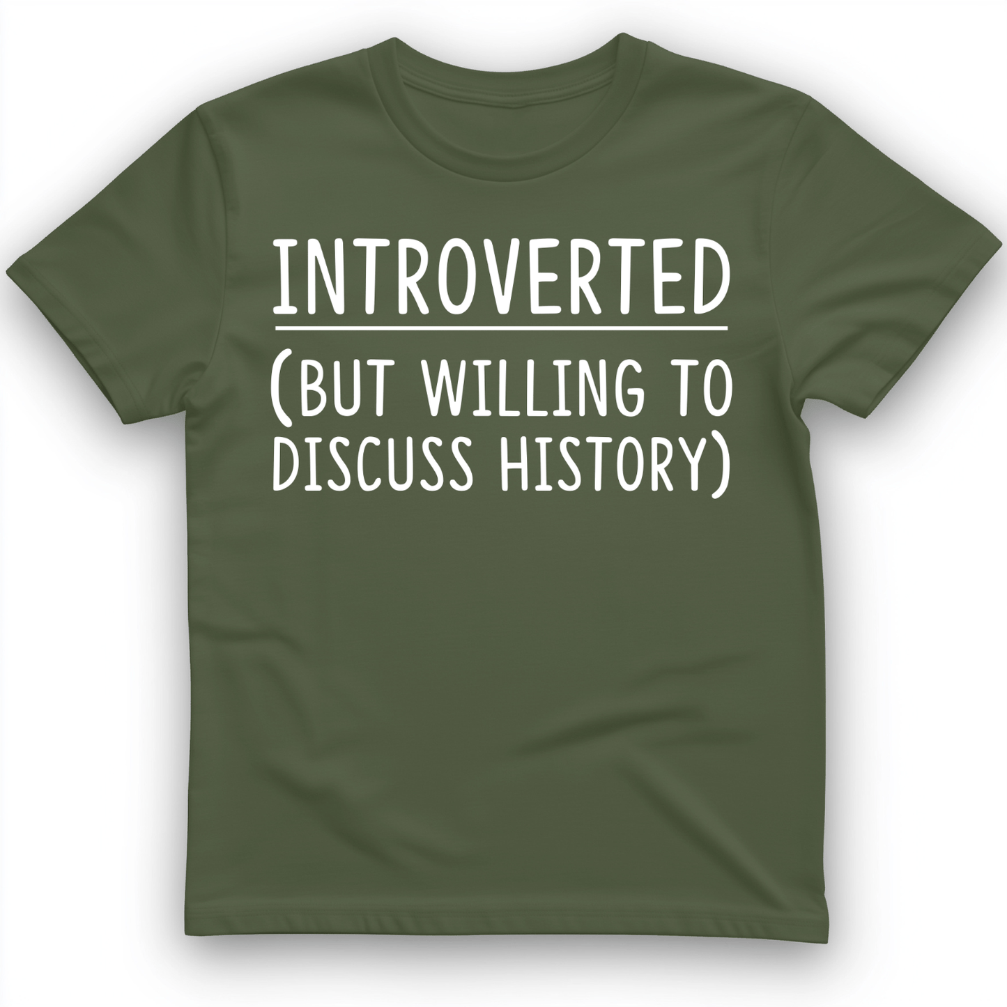 Introverted T-Shirt Military Green / S