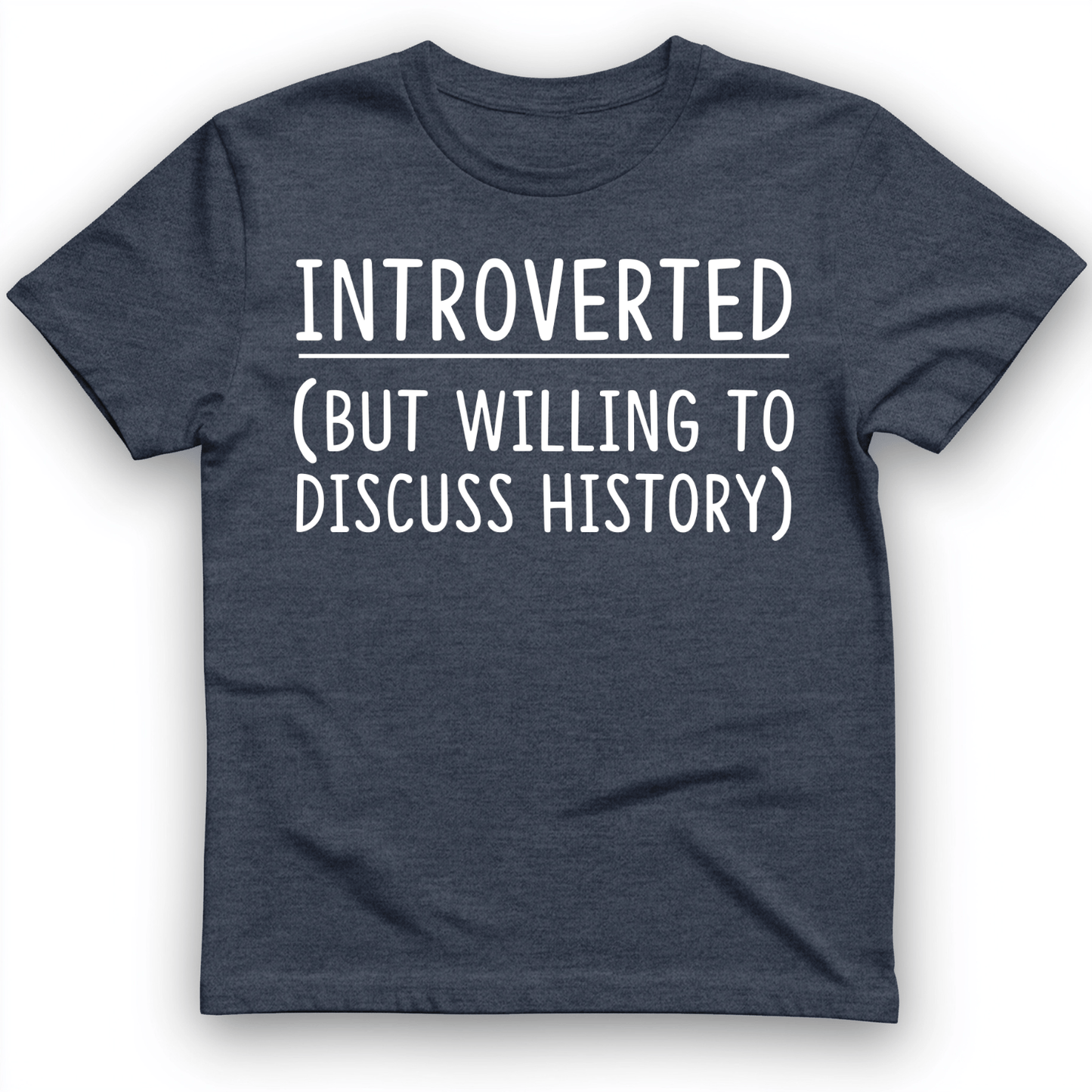 Introverted T-Shirt Heather Navy / S