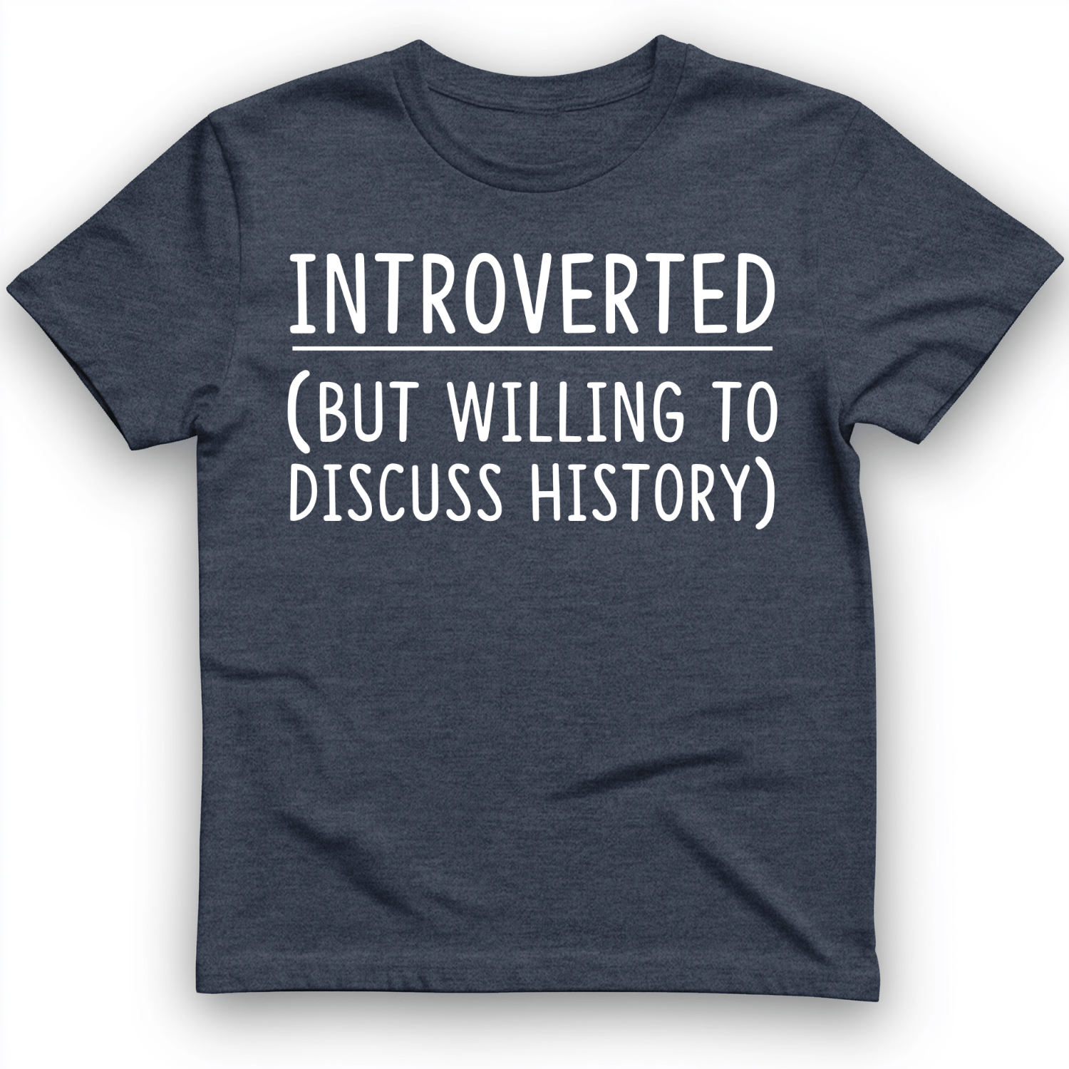 Introverted T-Shirt Heather Navy / S