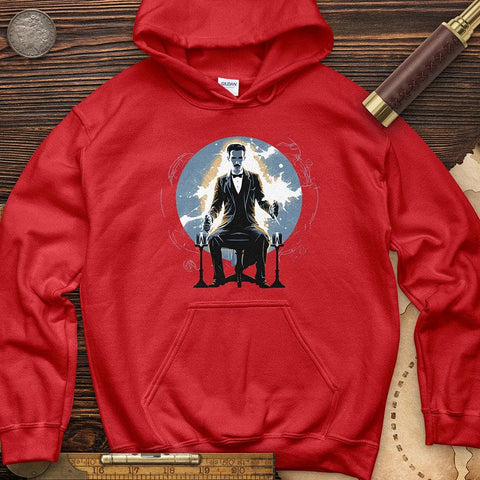 Inventor Nikola Tesla Hoodie Red / S