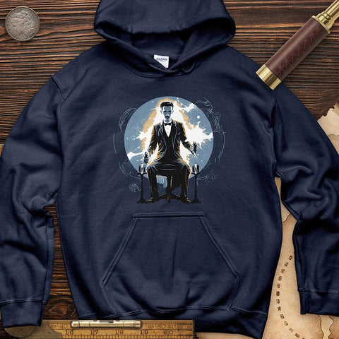 Inventor Nikola Tesla Hoodie Navy / S