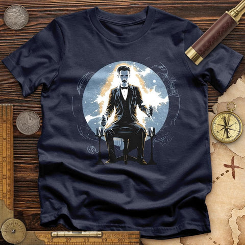 Inventor Nikola Tesla T-Shirt Navy / S