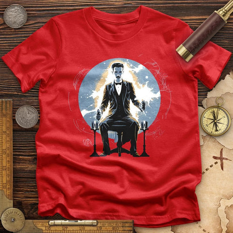 Inventor Nikola Tesla T-Shirt Red / S