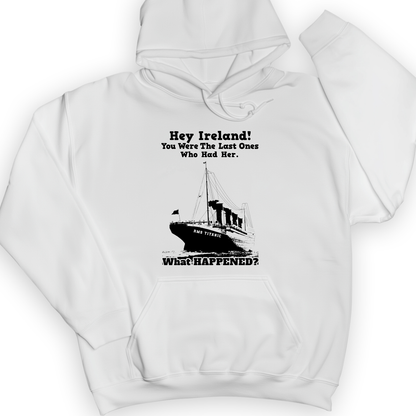 Ireland What Happened Hoodie White / S