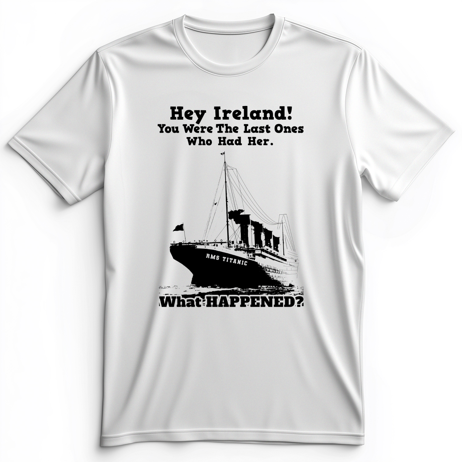 Ireland What Happened Premium Tee White / S