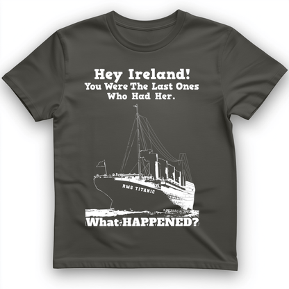 Ireland What Happened T-Shirt Charcoal / S