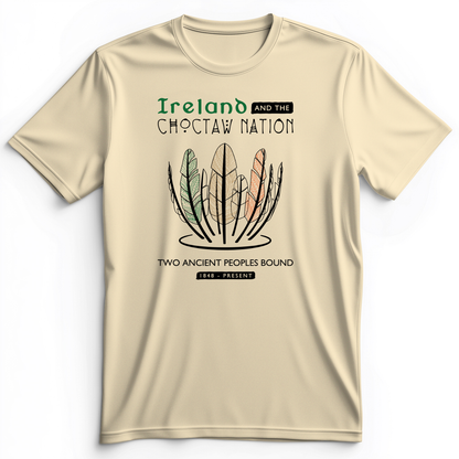 Irish-Choctaw Friendship Premium Tee Natural / S