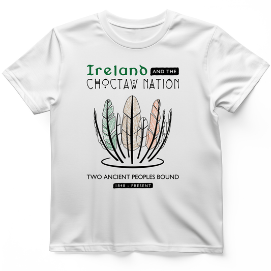 Irish-Choctaw Friendship T-Shirt White / S