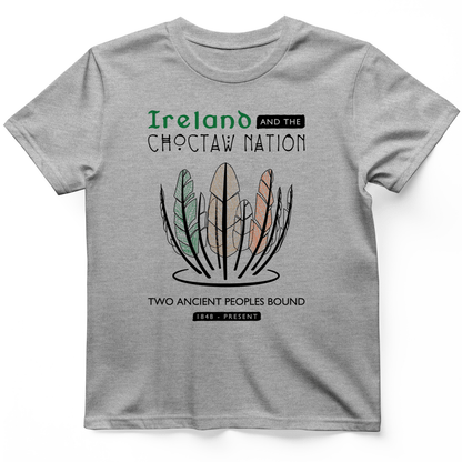 Irish-Choctaw Friendship T-Shirt Sport Grey / S