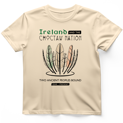 Irish-Choctaw Friendship T-Shirt Natural / S