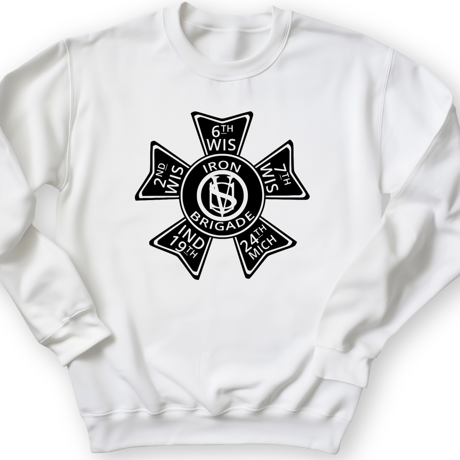 Iron Brigade Crewneck White / S