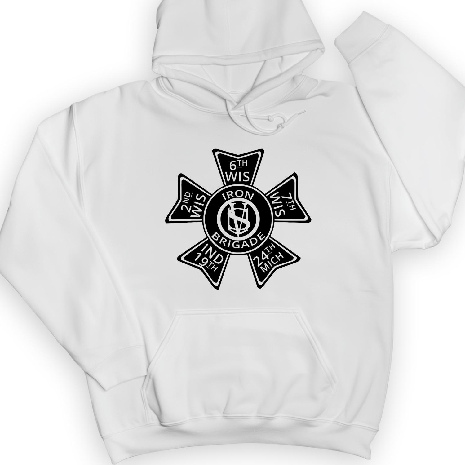 Iron Brigade Hoodie White / S