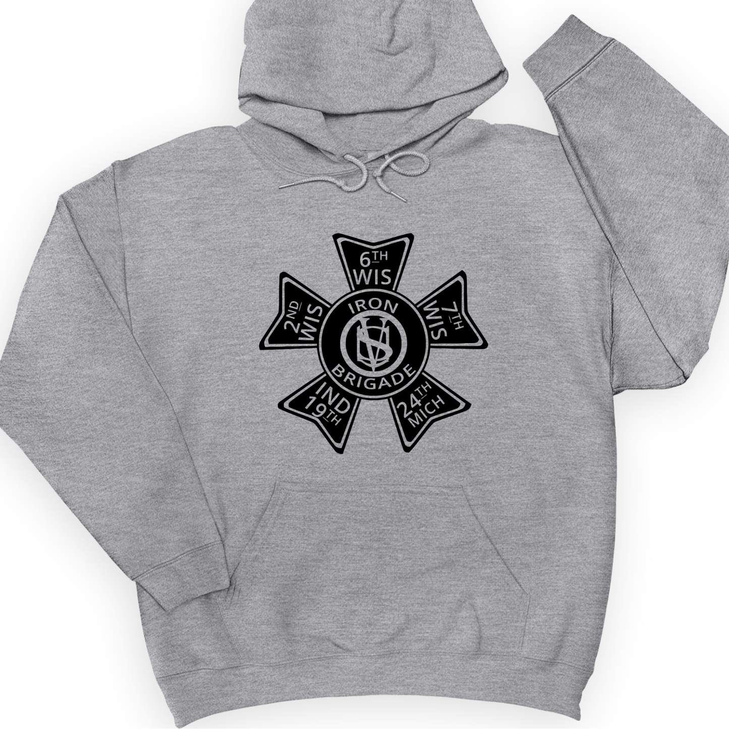 Iron Brigade Hoodie Sport Grey / S