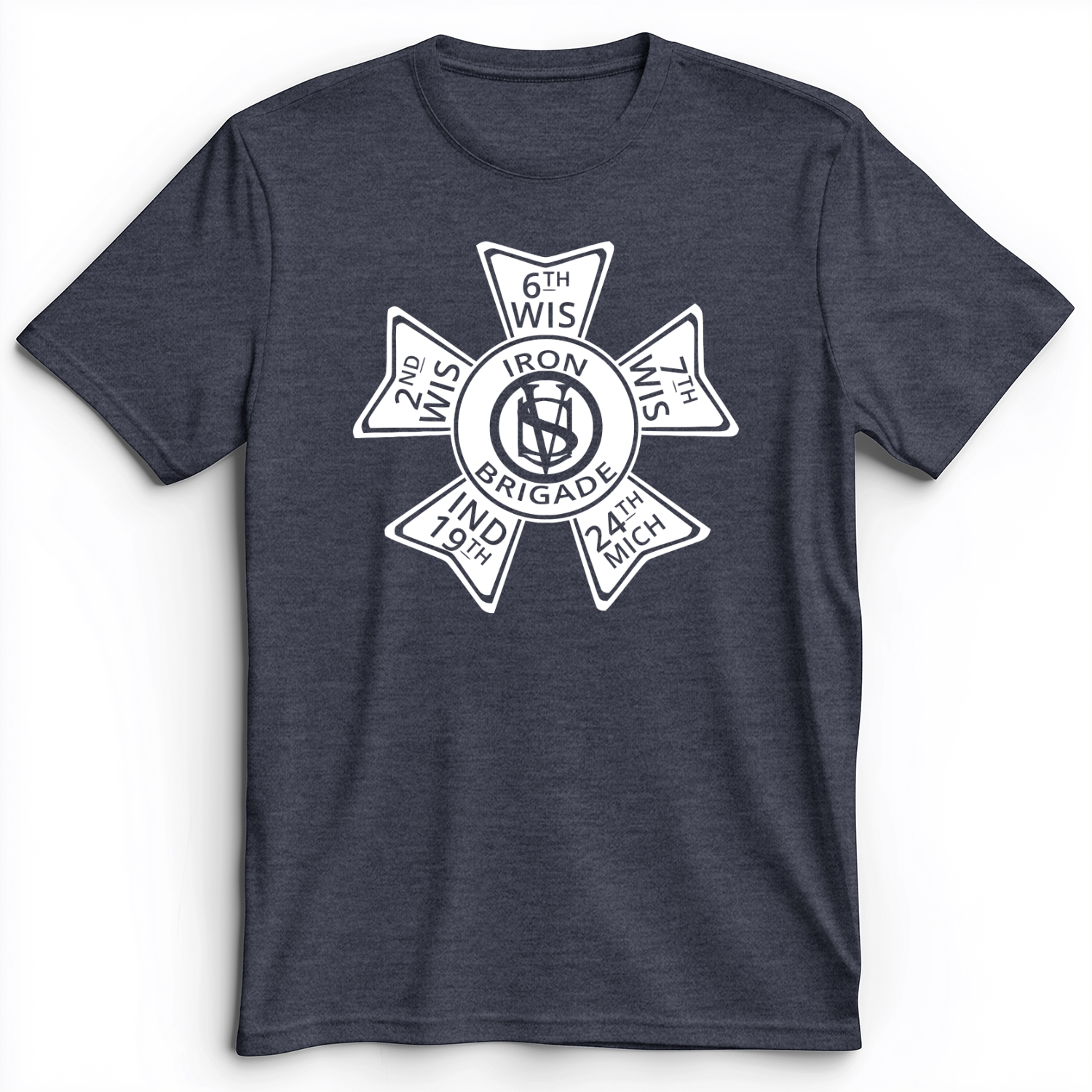 Iron Brigade Premium Tee Heather Navy / S