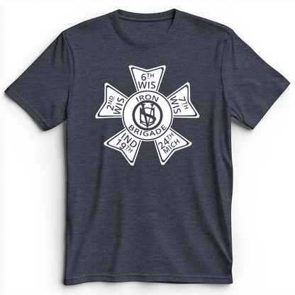 Iron Brigade Premium Tee Heather Navy / S
