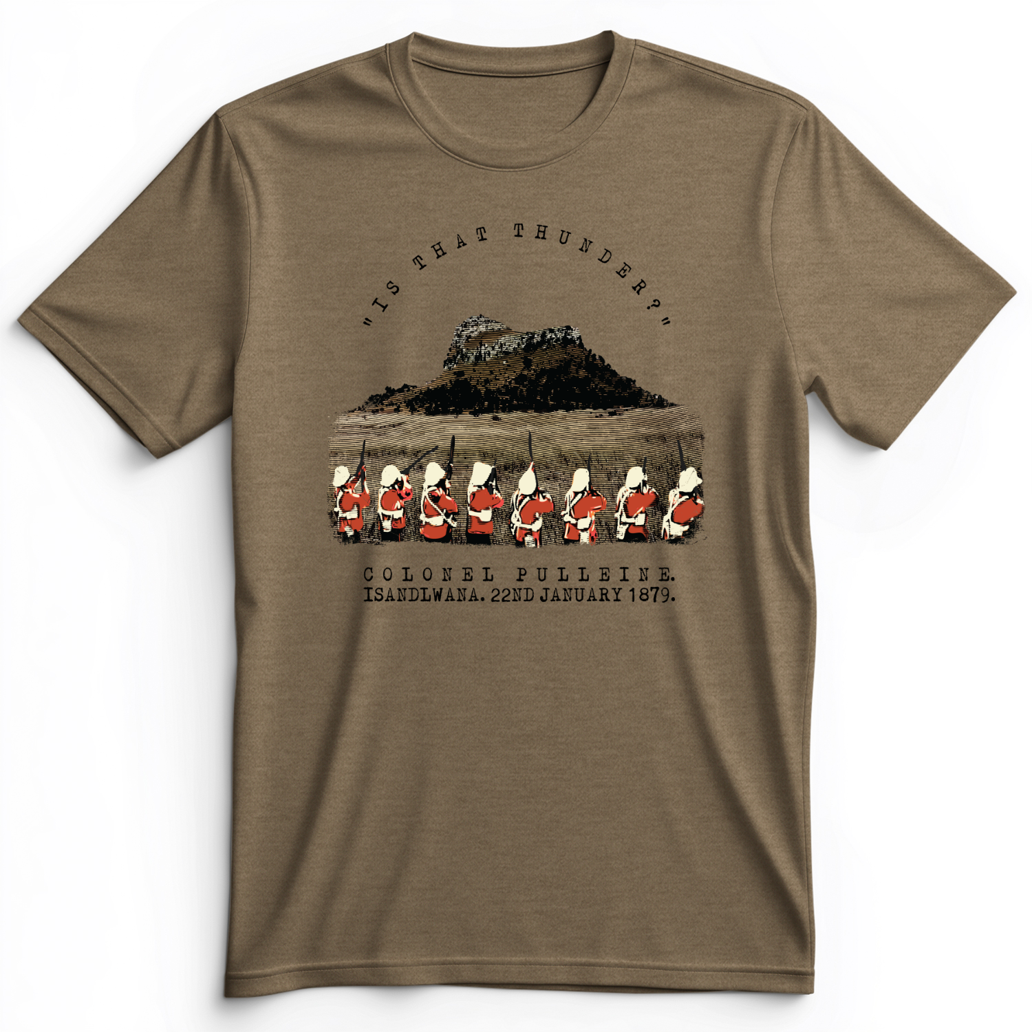 Isandlwana Premium Tee Heather Olive / S