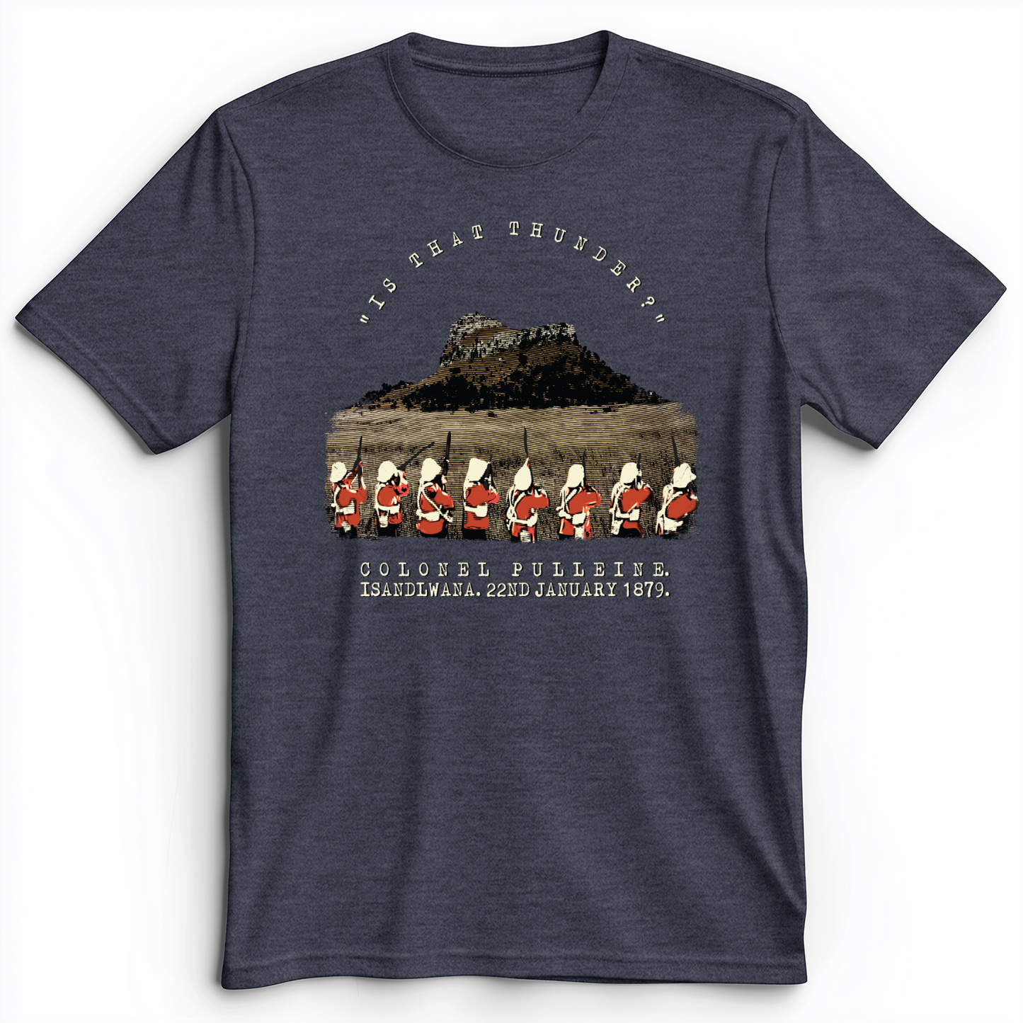 Isandlwana Premium Tee Heather Navy / S