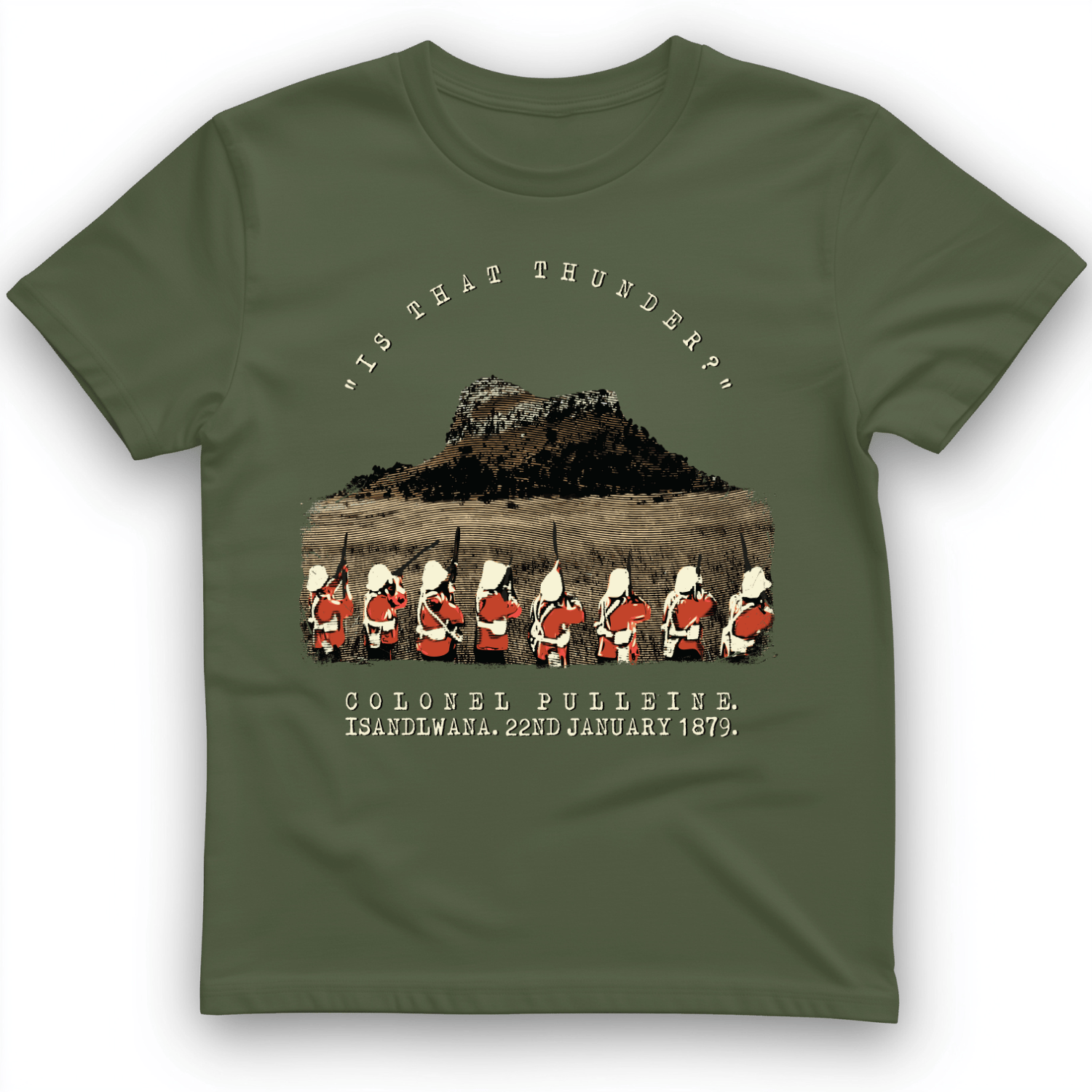 Isandlwana T-Shirt Military Green / S