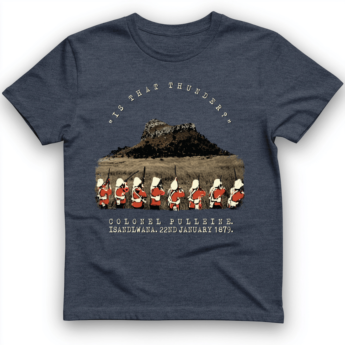 Isandlwana T-Shirt Heather Navy / S