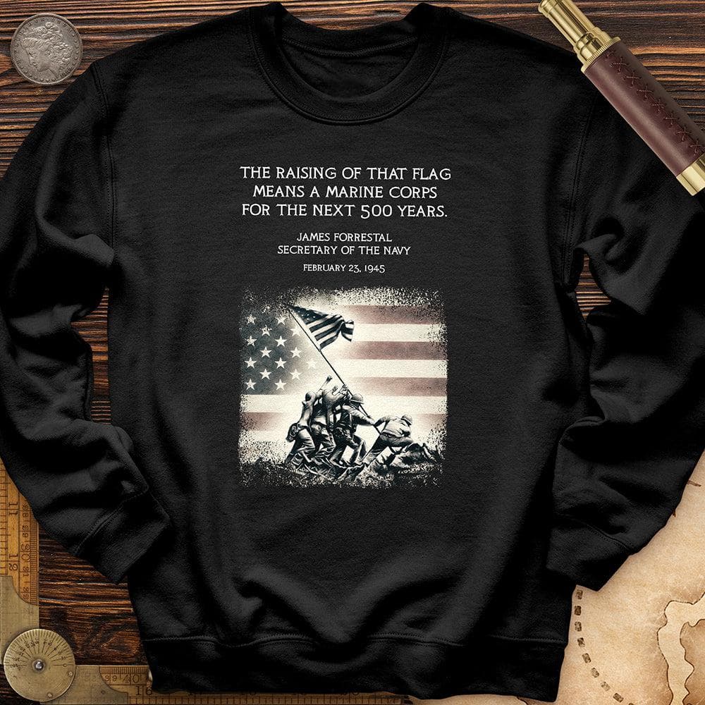 Iwo Jima Flag Crewneck