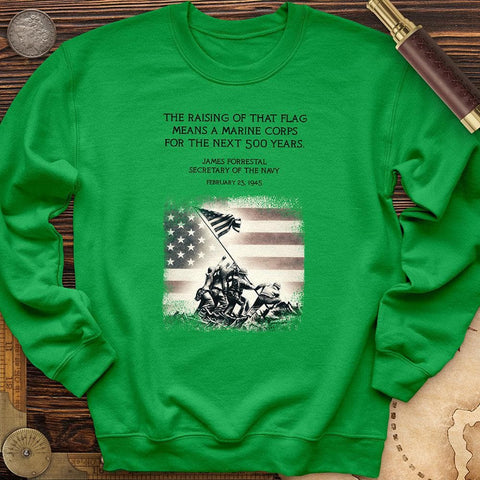 Iwo Jima Flag Crewneck