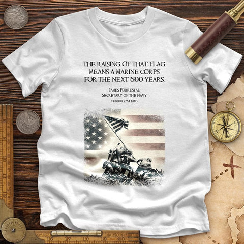 Iwo Jima Flag High Quality Tee