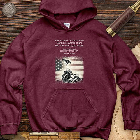 Iwo Jima Flag Hoodie