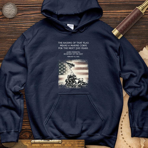 Iwo Jima Flag Hoodie