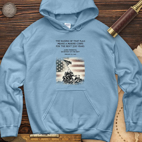 Iwo Jima Flag Hoodie