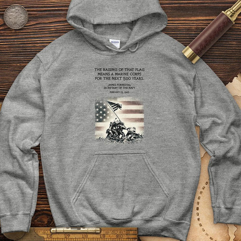 Iwo Jima Flag Hoodie