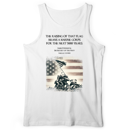 Iwo Jima Flag Tank White / XS