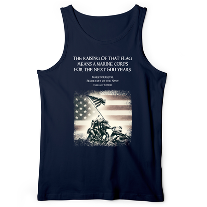 Iwo Jima Flag Tank Navy / XS
