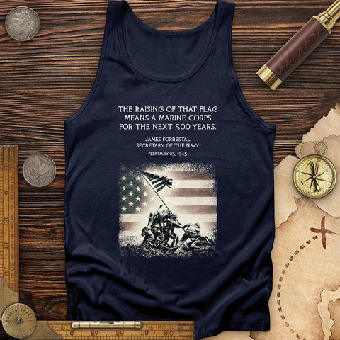 Iwo Jima Flag Tank Navy / XS