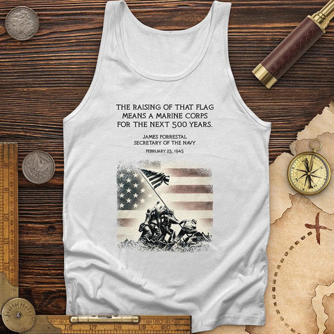 Iwo Jima Flag Tank White / XS