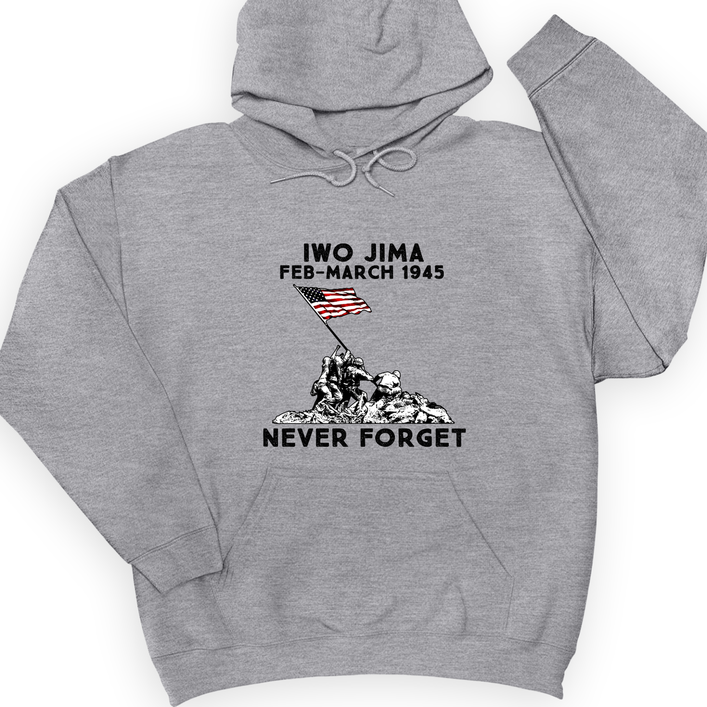 Iwo Jima Hoodie Sport Grey / S
