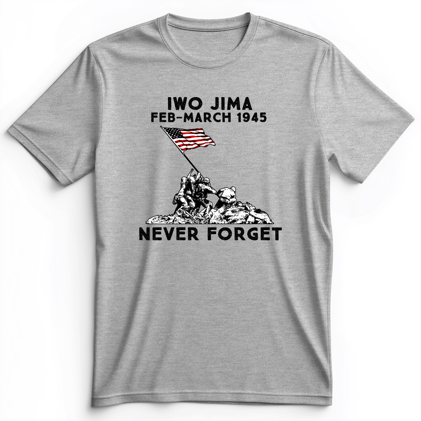Iwo Jima Premium Tee Athletic Heather / S