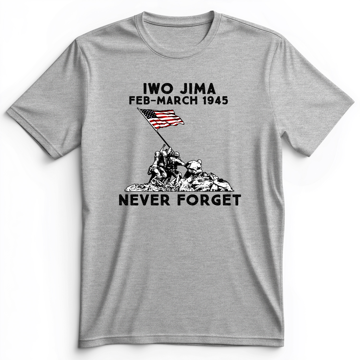 Iwo Jima Premium Tee Athletic Heather / S