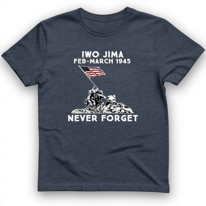 Iwo Jima T-Shirt Heather Navy / S