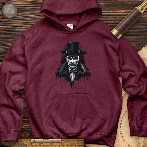 Jack The Ripper Vampire Hoodie Maroon / S