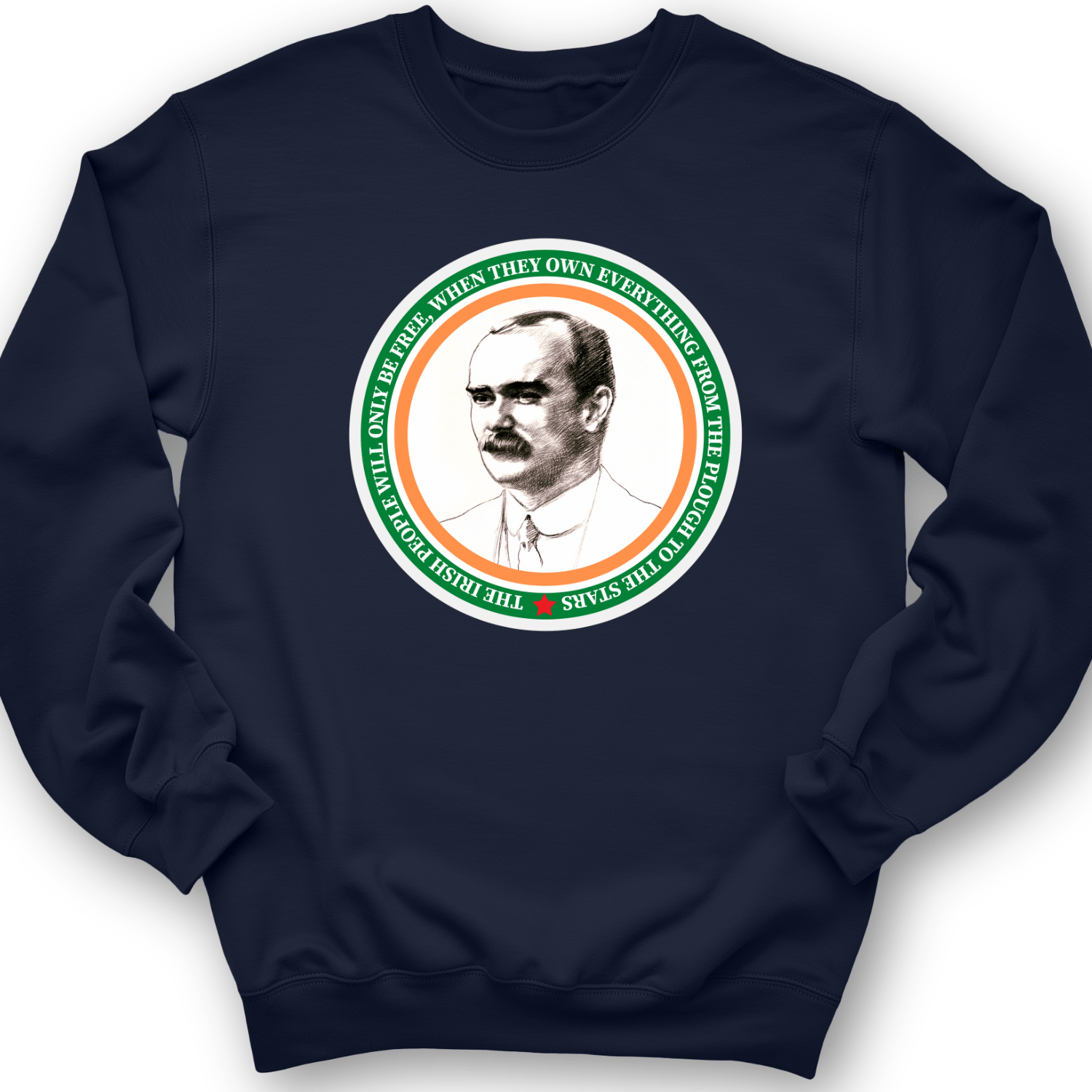 James Connolly Crewneck Navy / S