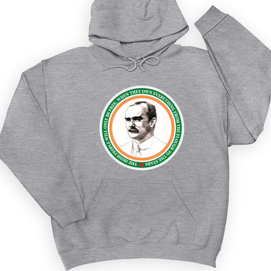 James Connolly Hoodie Sport Grey / S