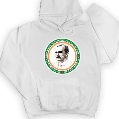 James Connolly Hoodie White / S